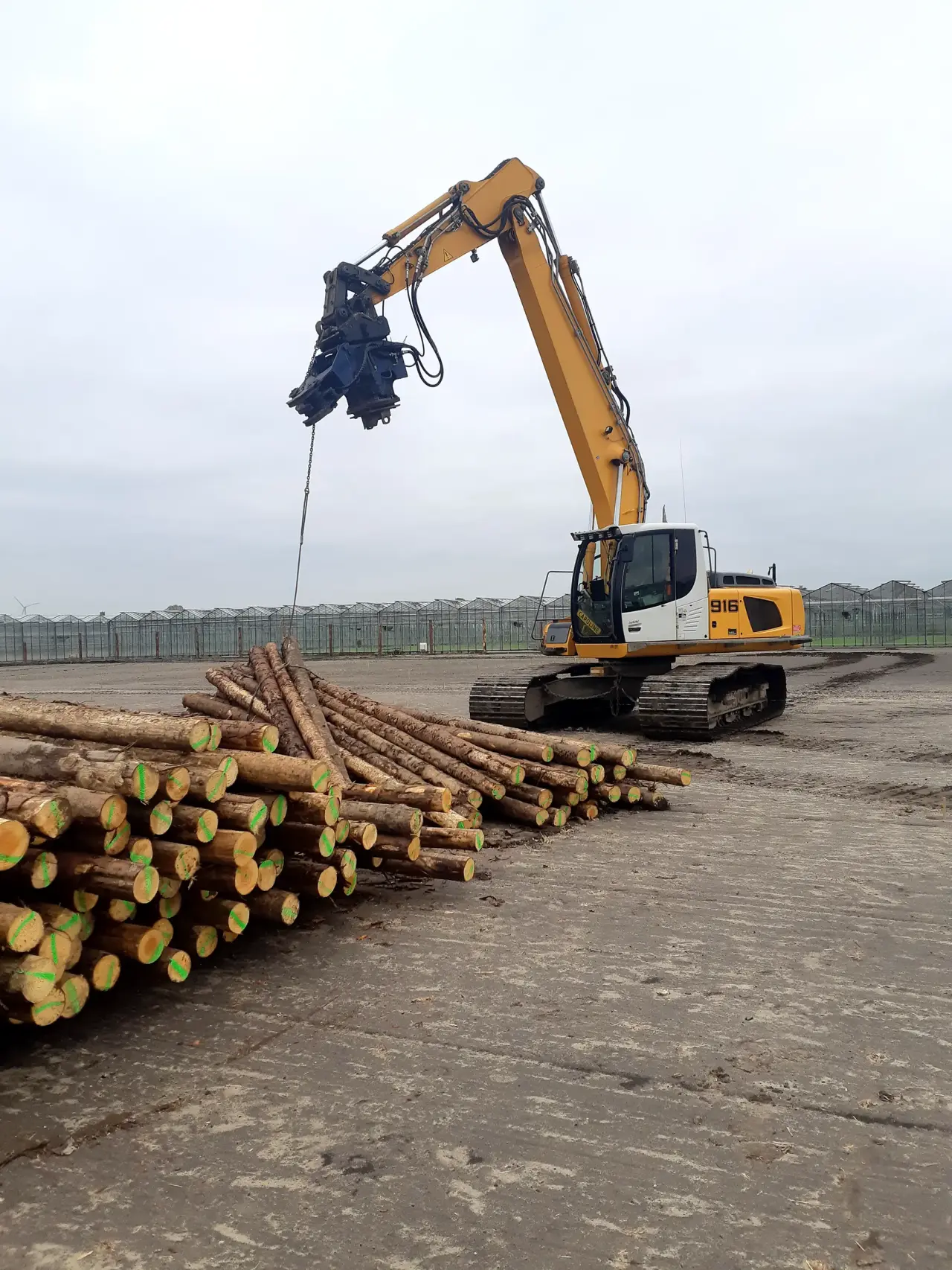 houten heipalen